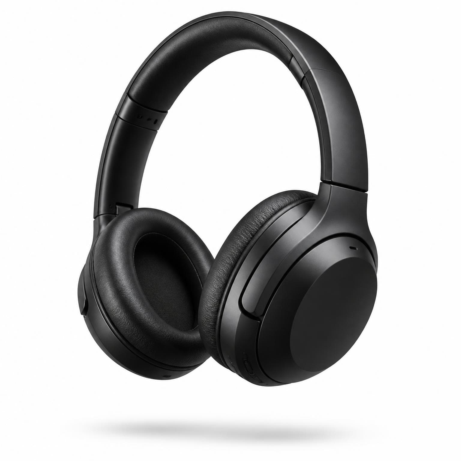 AI-generated white background product image of wireless over-ear headphones on a pure white marketplace-compliant background